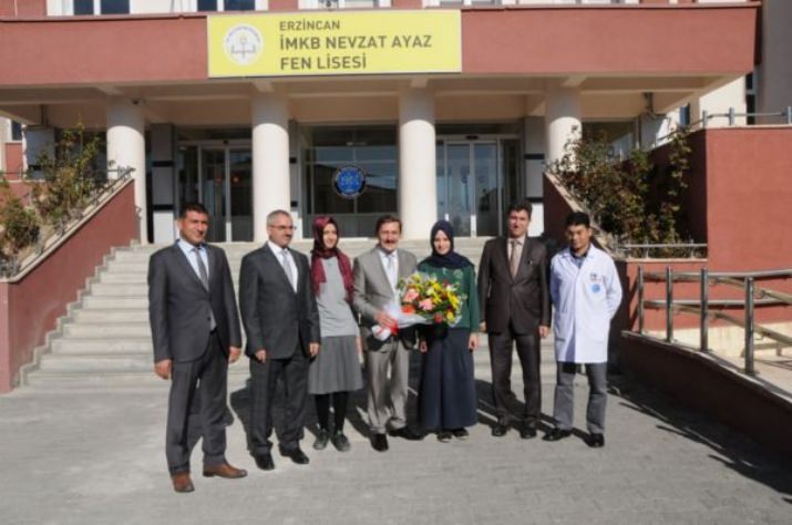 Rektör Prof. Dr. Çapoğlu’ndan, Fen Lisesine Ziyaret